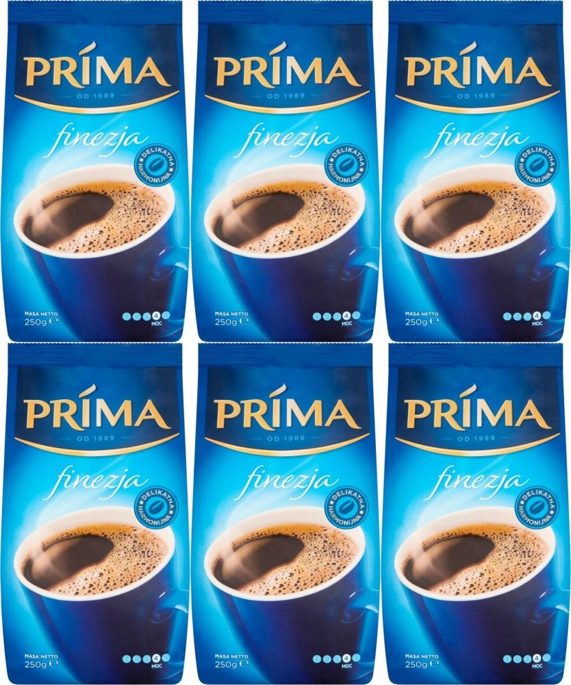 Kawa mielona Prima Finezja 250g 6szt