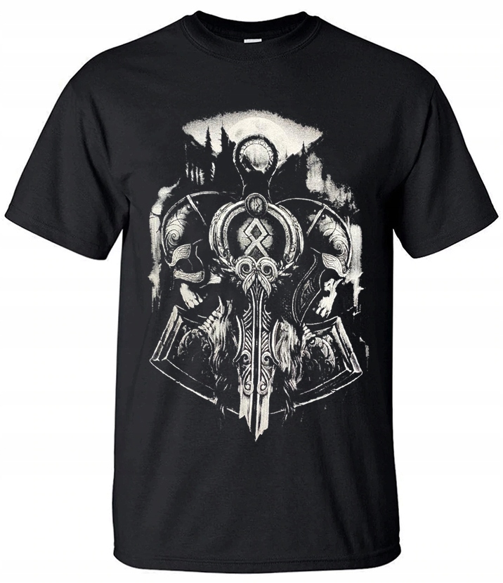 

męska koszulka Vikings Wiking Valhalla T-Shirt 5XL