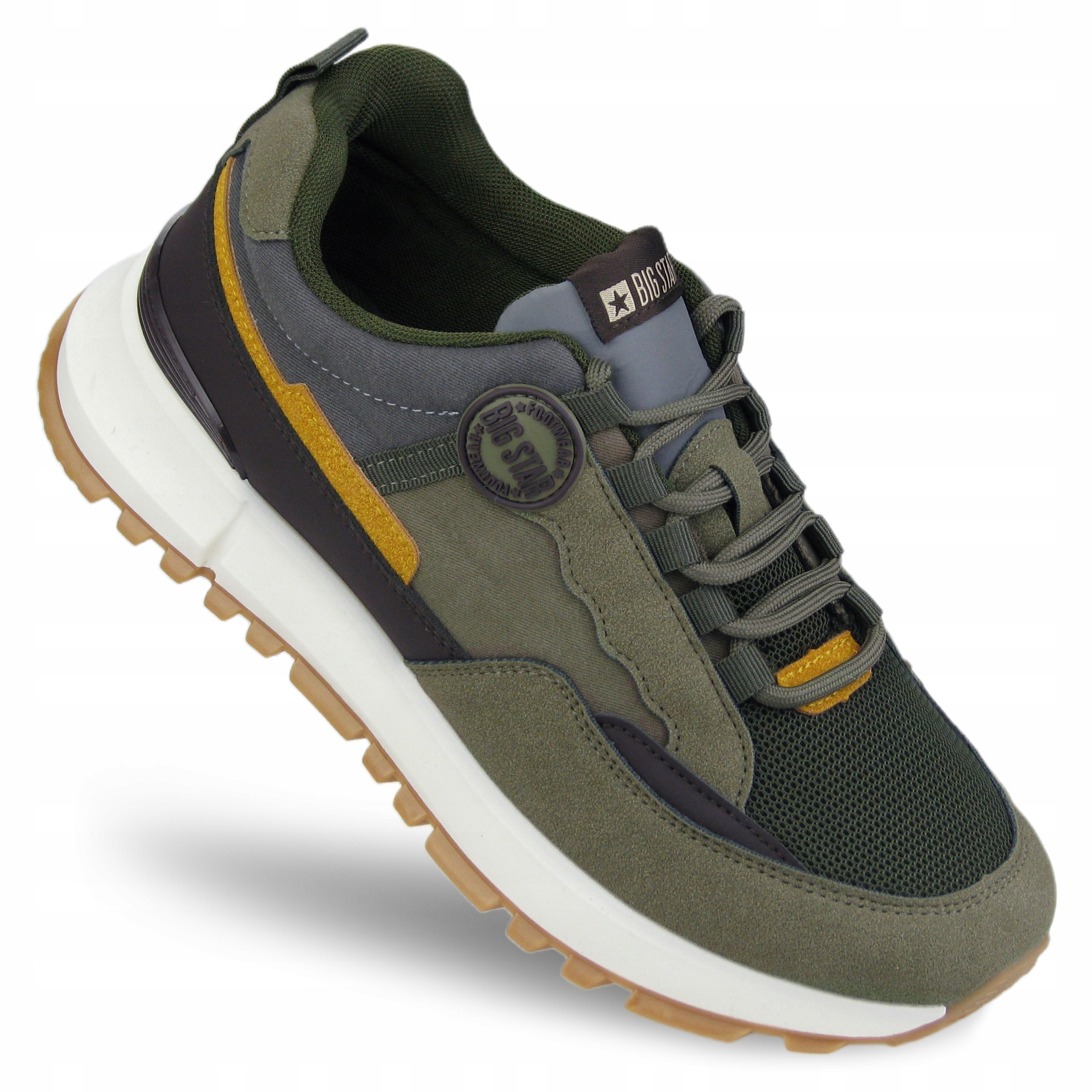 Buty męskie Big Star sportowe sneakersy lekkie Hi-poly RR174280 42