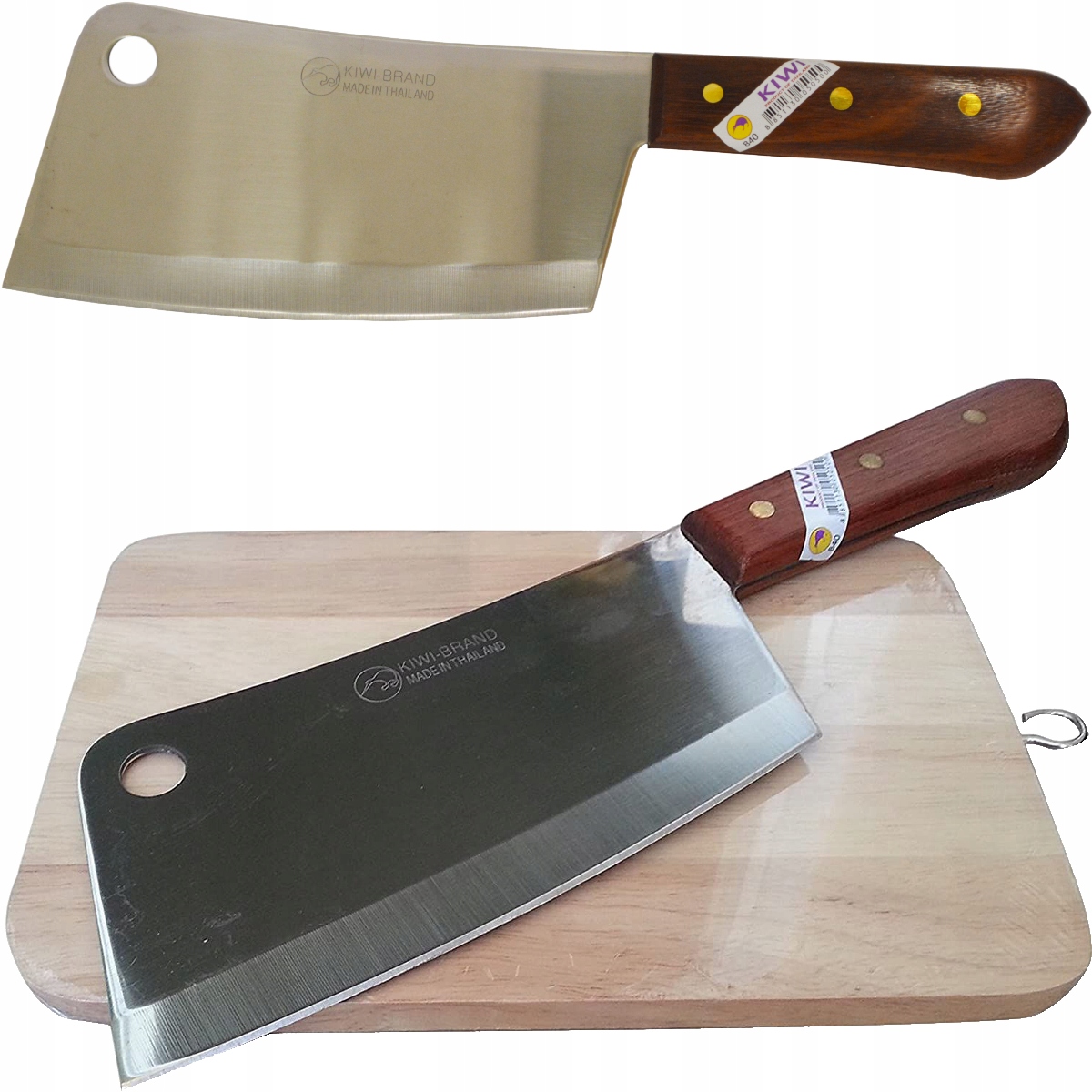 Ciężki Solidny Tasak Tajski Szefa Kuchni 32cm KIWI