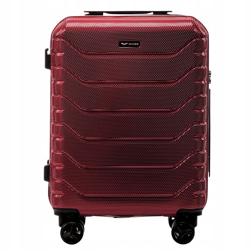 Kabinový Kufr Wings 20" 36 L Polycarbon Crake Wine Red