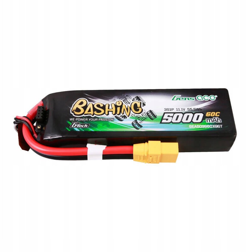 Akumulátor GensAce 5kmAh 11.1V 60C 3S1P s konektorem XT90