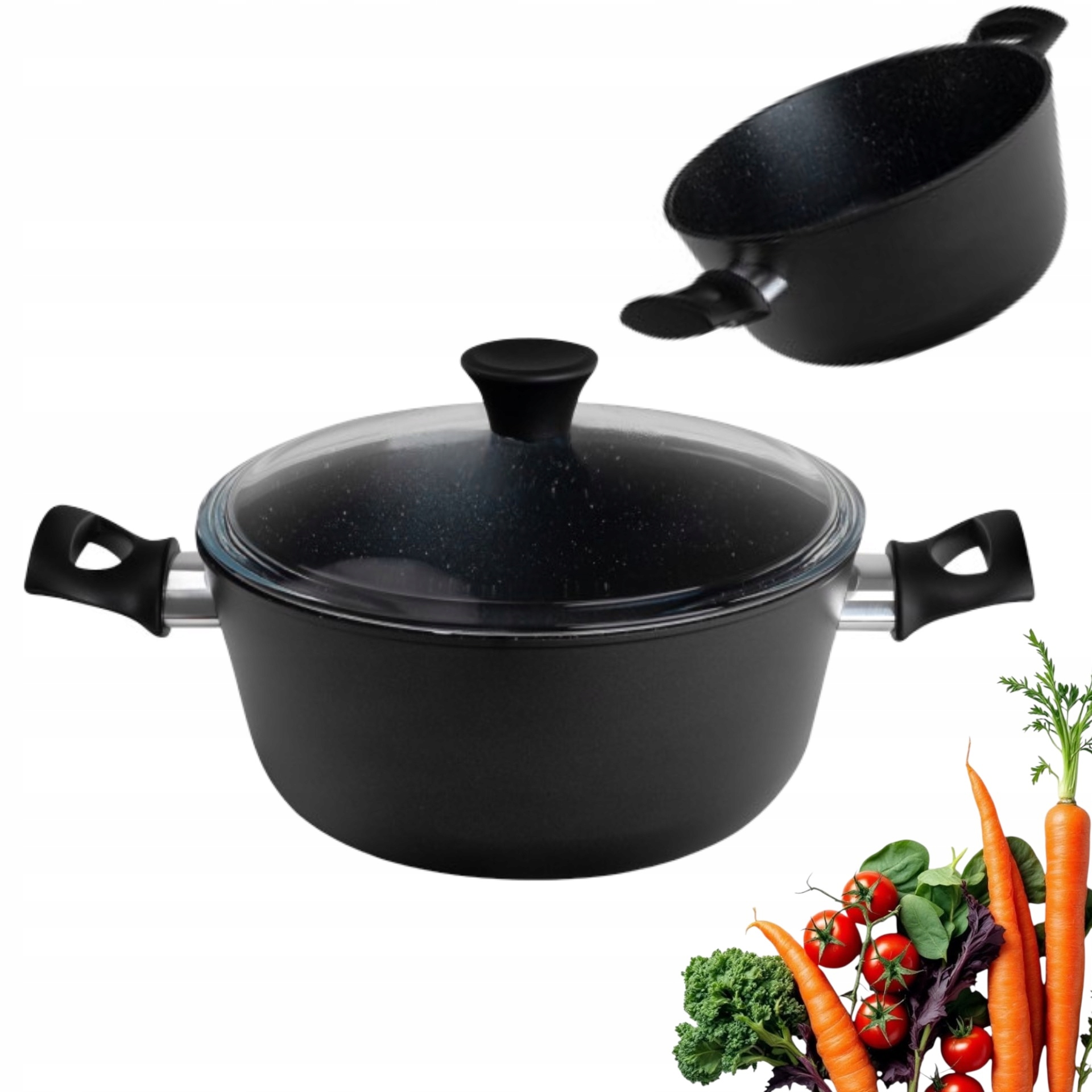 Hrnec Remoska Europa Granite 24 cm 3,8 l pro indukci