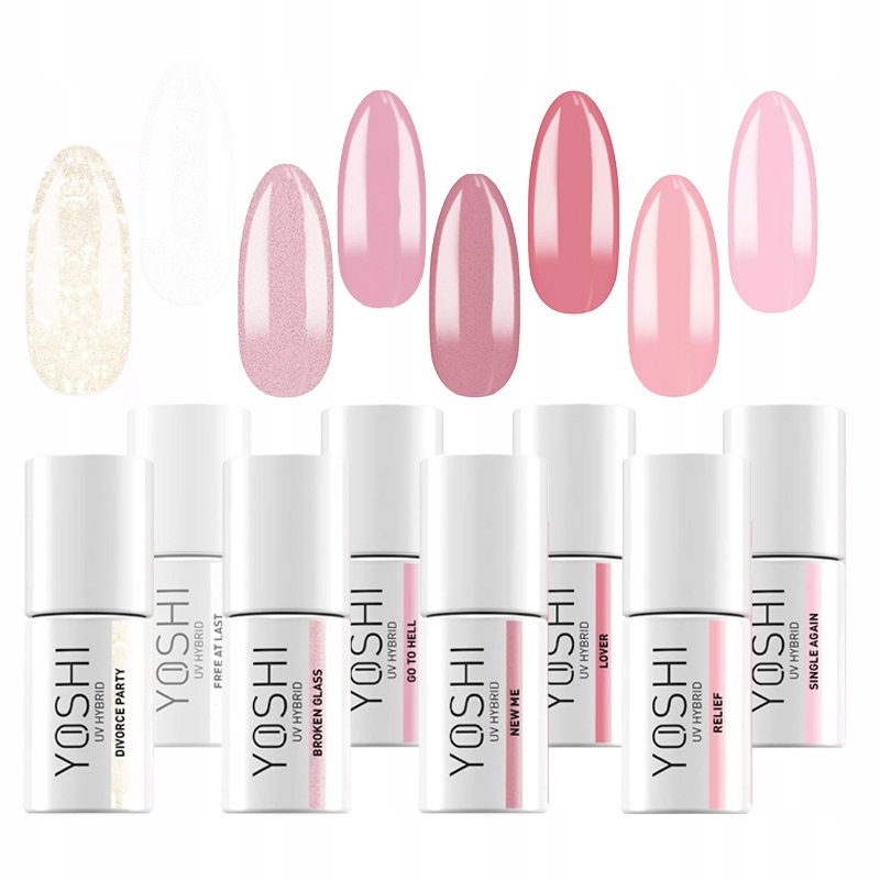 Yoshi Lakier Hybrydowy 6ml Cała Kolekcja Divorce