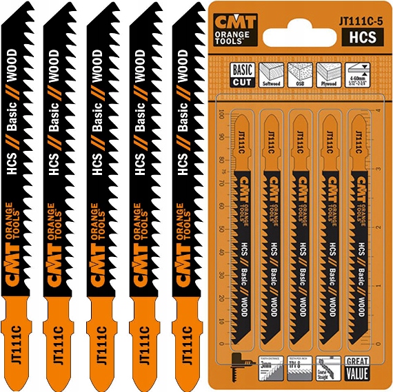 

Cmt Brzeszczot Wyrzynarki T111C Drewna 100 mm 5szt