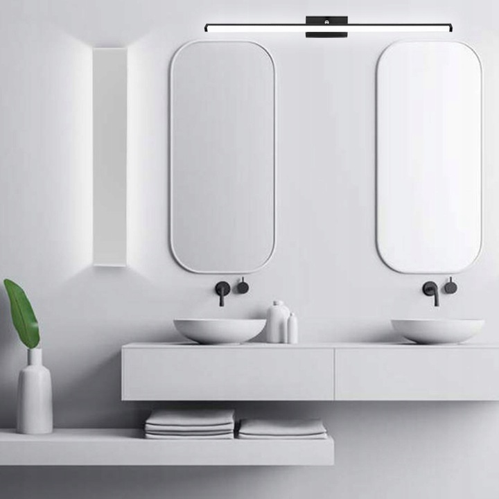 LAMPA KINKIET ŁAZIENKOWY LED NAD LUSTRO 20W 100 CM Kolor czarny