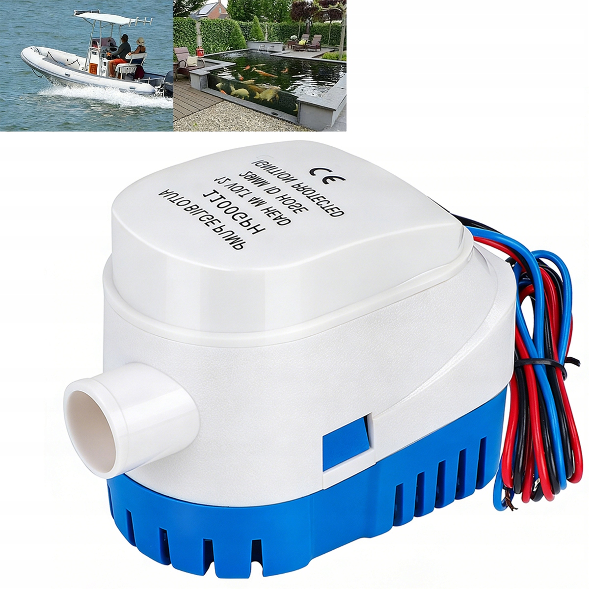 Automatyczna Zęzowa Pompa Wody 12V Pompa zęzowa do łodzi 12 V