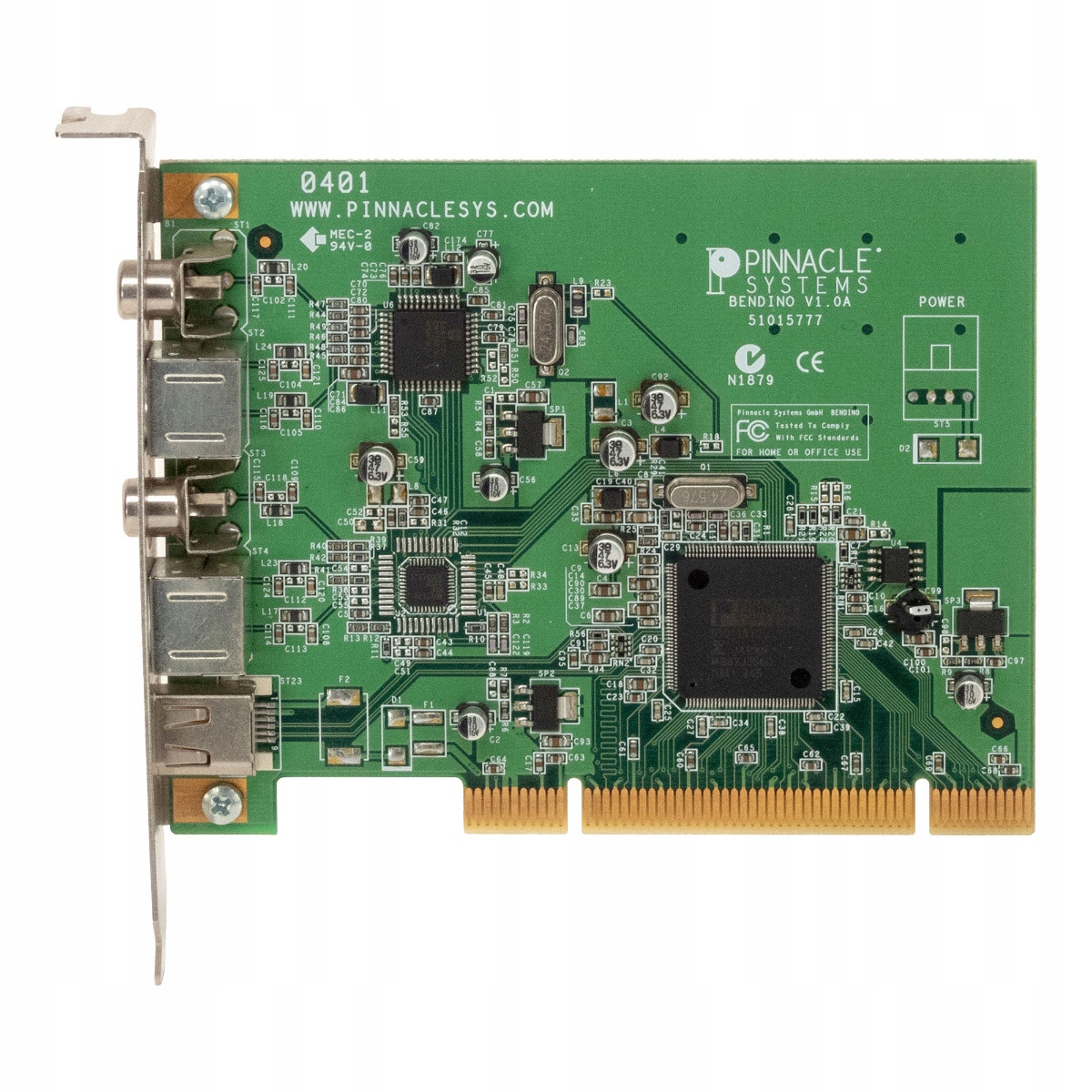 PINNACLE BENDINO V1.0A 51015777 VIDEO CAPTURE CARD PCI