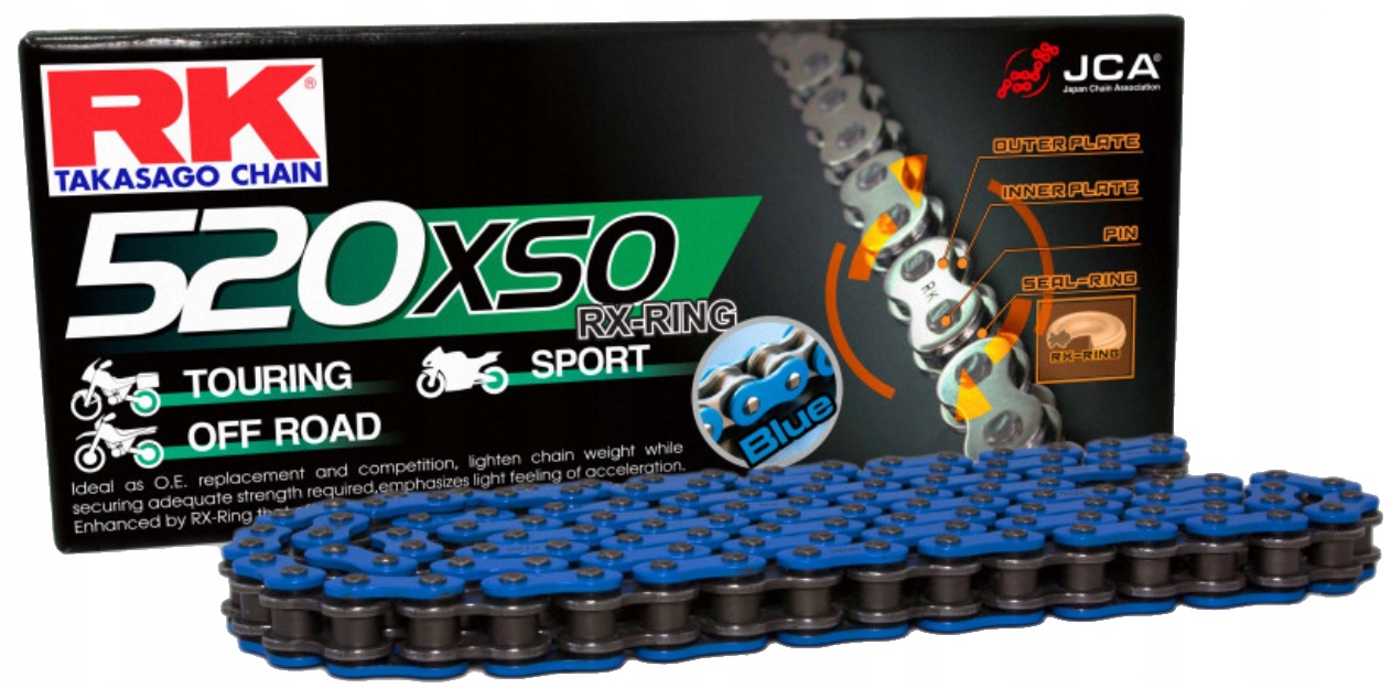 Hnací řetěz Rk Honda Xr 650 93-07 Nový