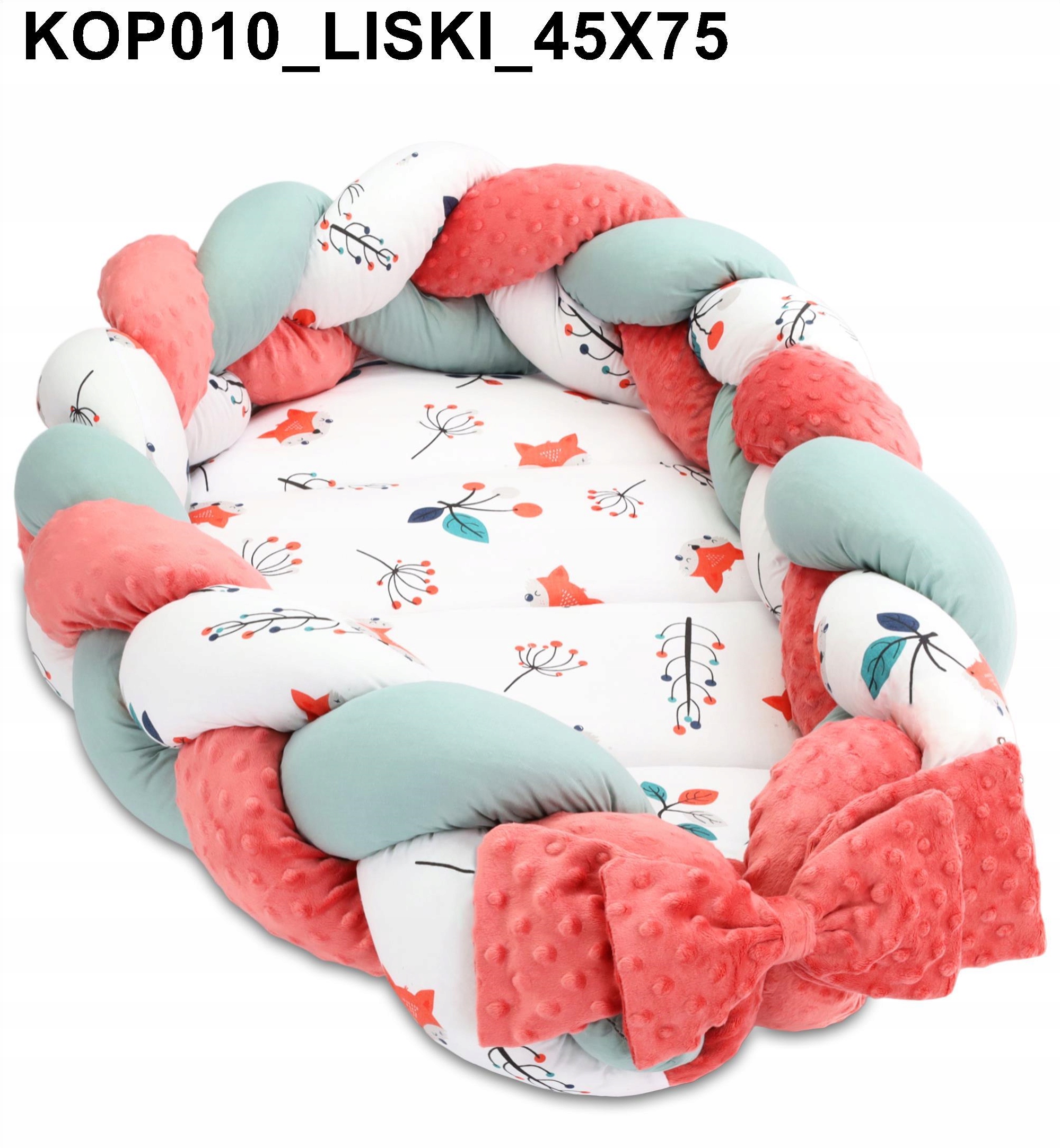 KOKON NIEMOWLĘCY GNIAZDO KOJEC 45X75 Szerokość zewnętrzna 45 cm