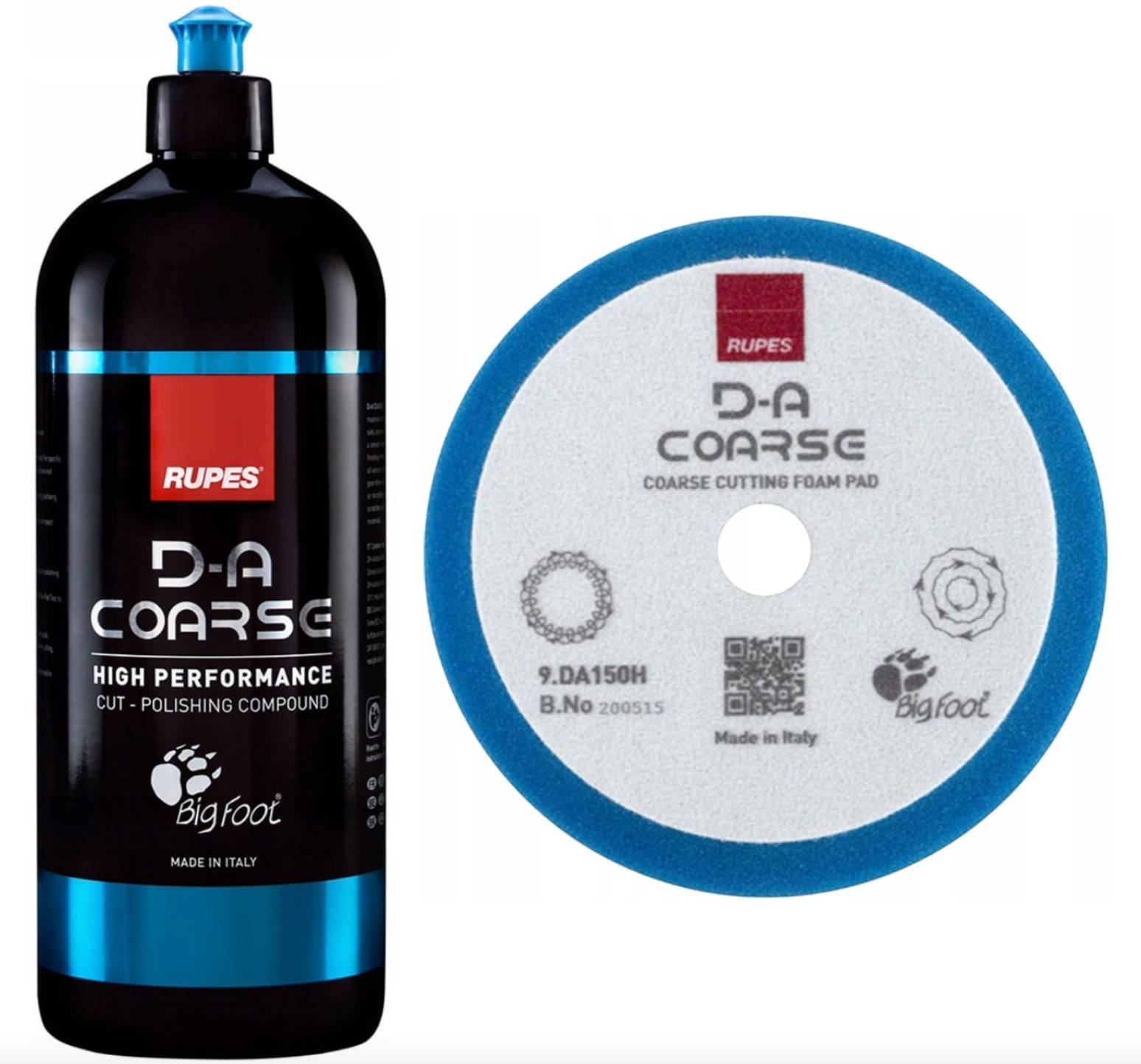 RUPES DA COARSE PASTA POLERSKA 1l + GĄBKA RUPES