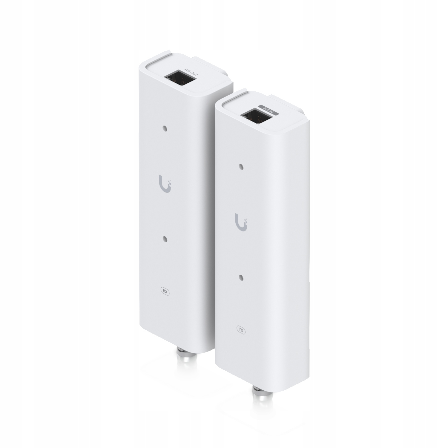 Ubiquiti UACC-Retrofit-PoE-2Wire Síťový vysílač a přijímač Bílý