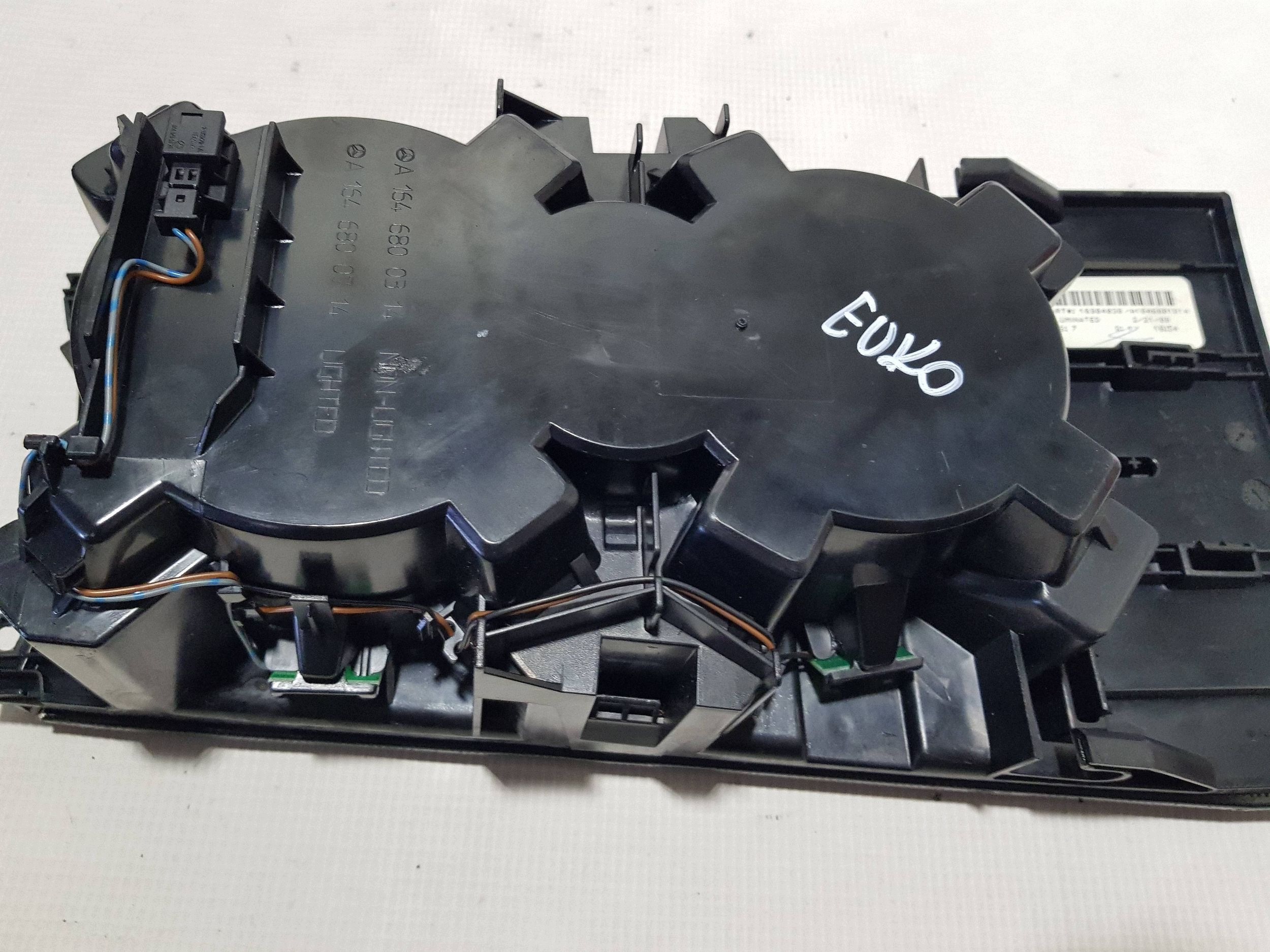 bracket for KUBKI CUPHOLDER DEKOR passenger compartment MERCEDES ML W164 GL X164