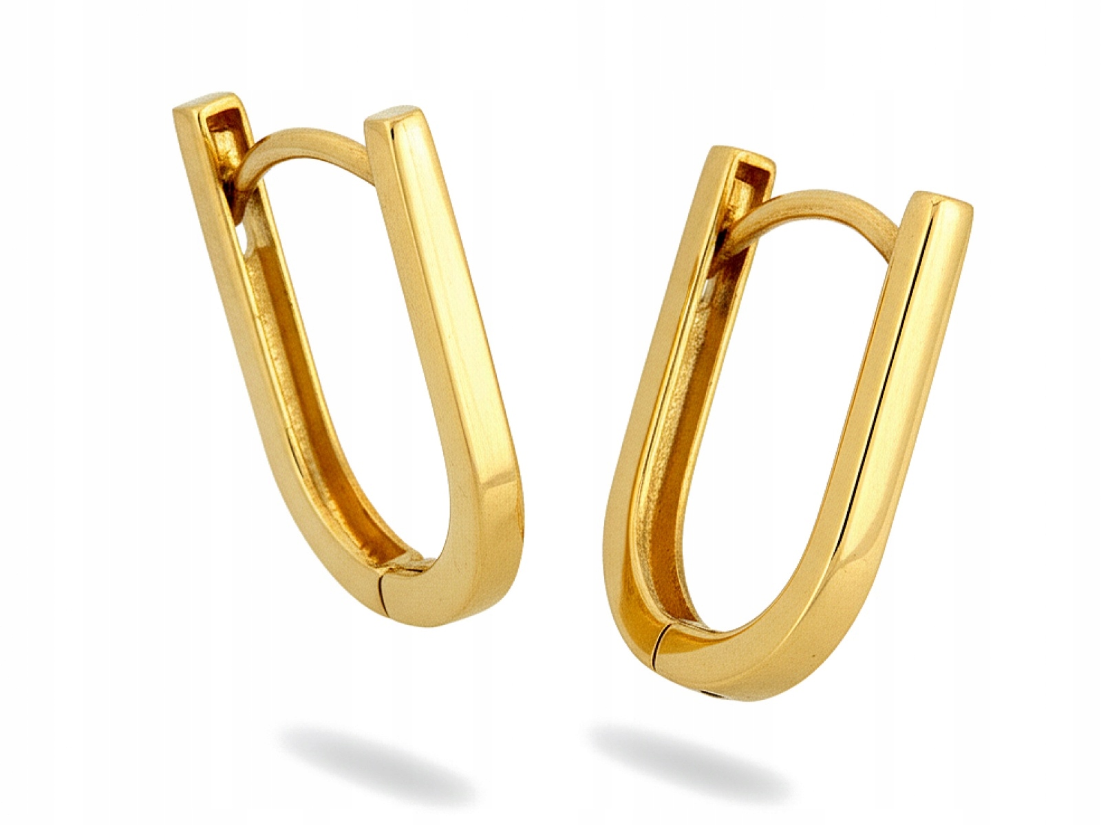 Náušnice 585 čárkové anglické zapínání, oblíbené pro ni