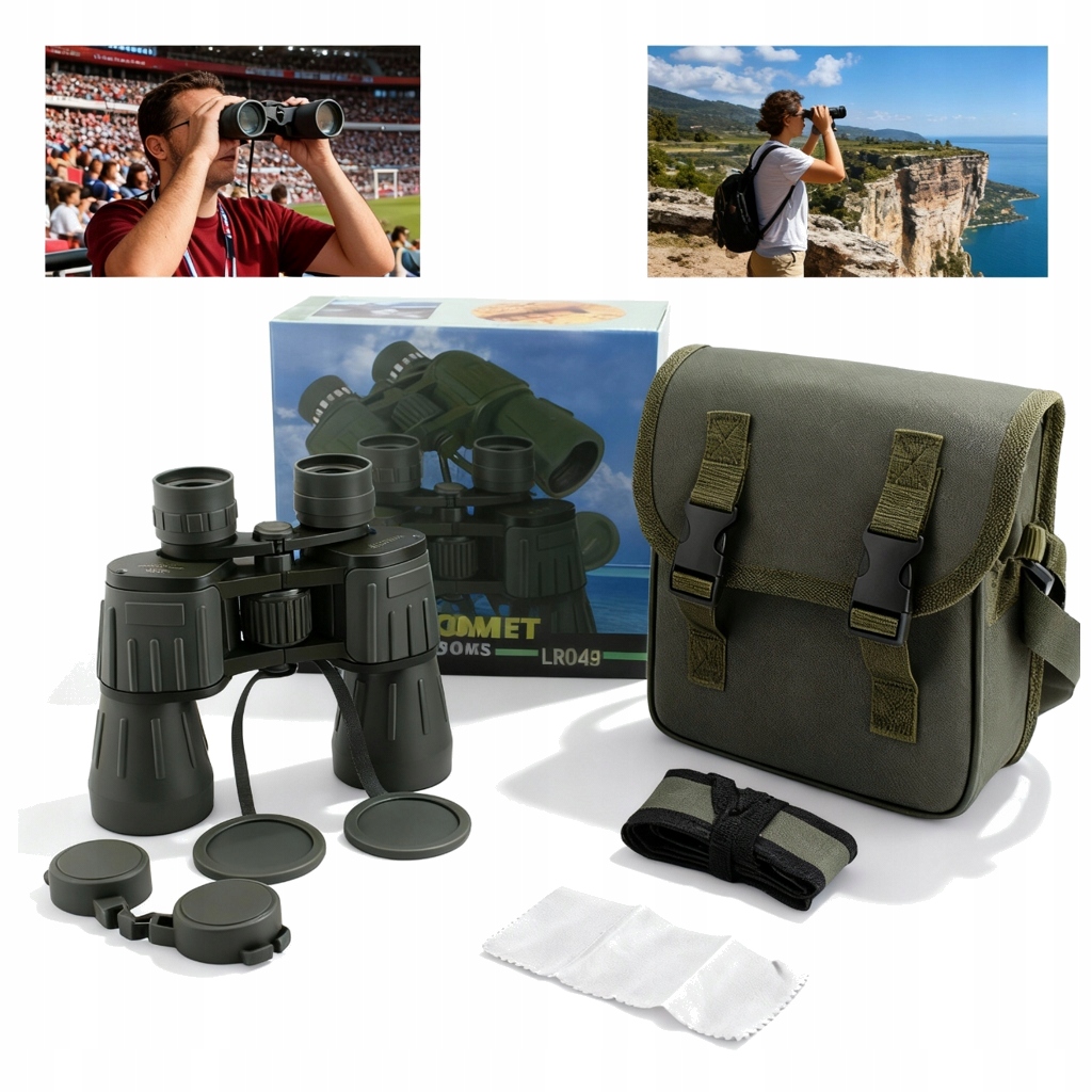 Lovecký dalekohled Comet Turistický profesionální vojenský dalekohled 20x50