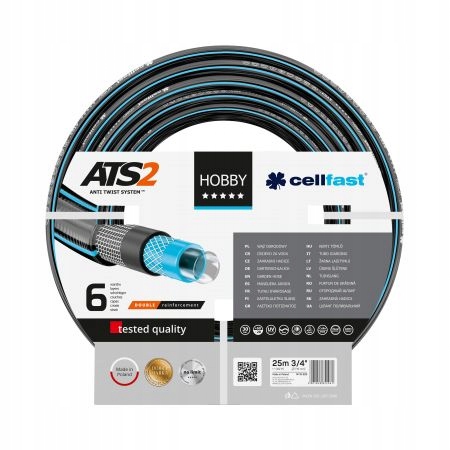 

Cellfast Wąż ogrodowy Hobby ATS2 3/4 25 m 6.3 kg