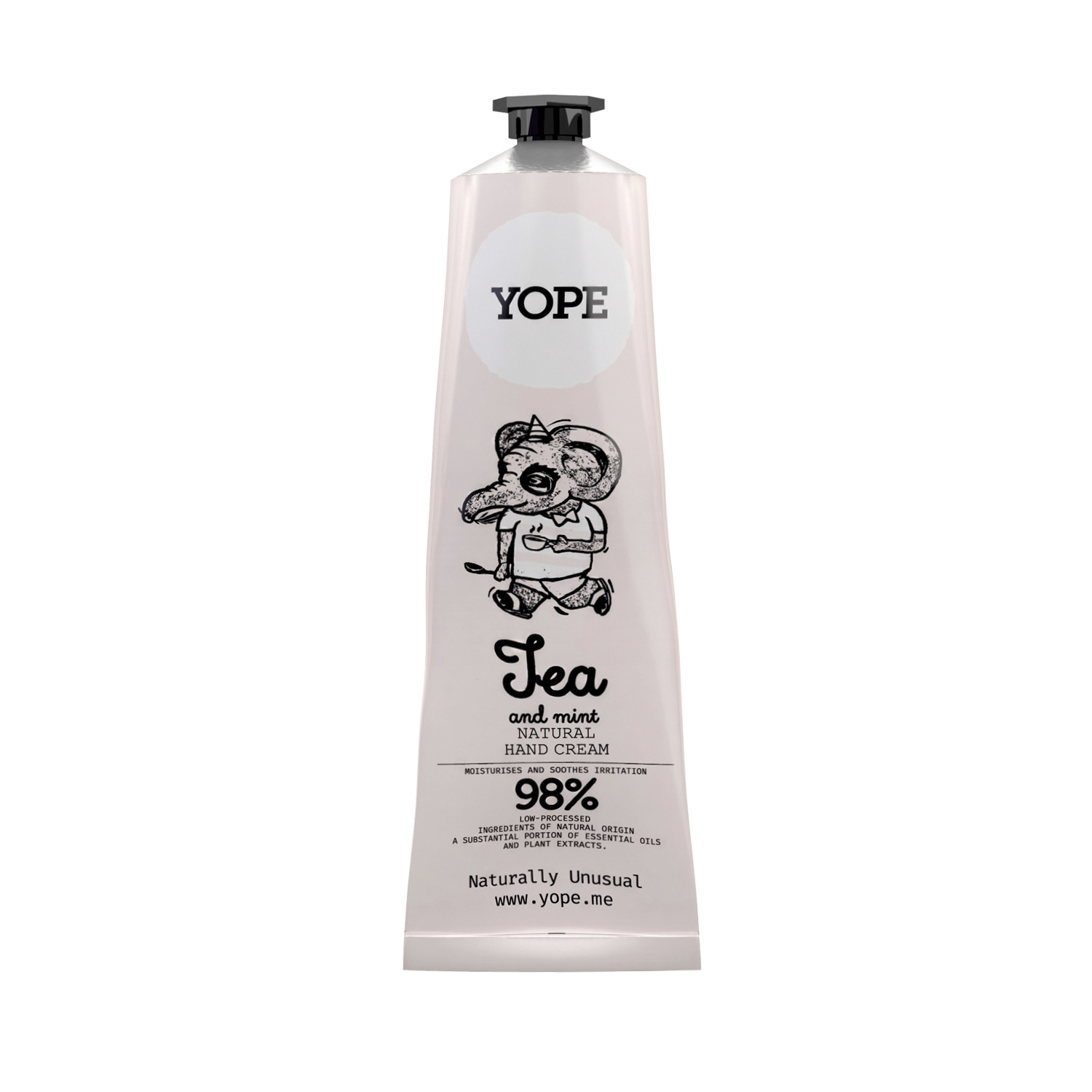 YOPE Naturalny krem do rąk Tea and Mint 100ml