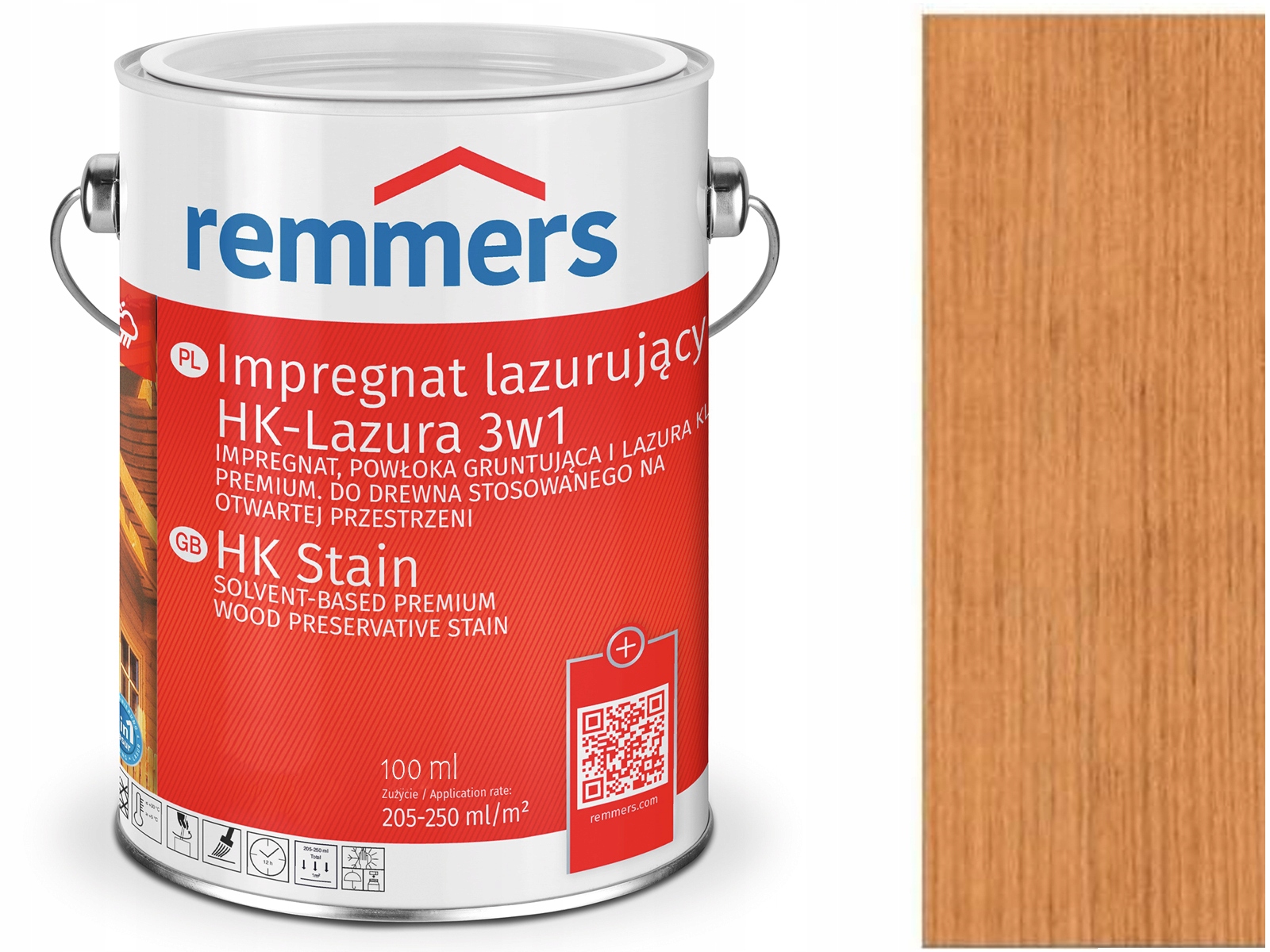 

Remmers HK-Lasur impregnat do drewna Modrzew 100ml