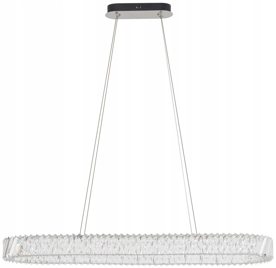 Nowodvorski Lampa Wisząca 11707 Kryształowy Owal Luxora Oval Led 3000K