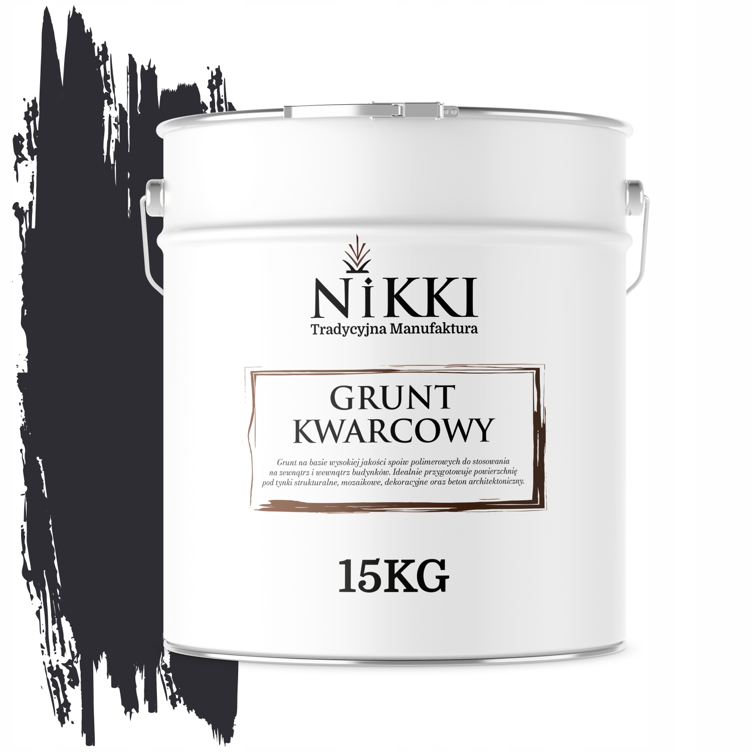 Základný Náter Pod Omietku Silikónová Farba Čierna Hlboká Ral 9005 15 Kg