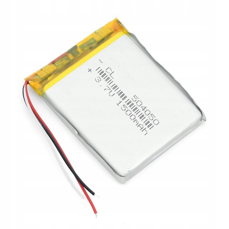 

Akumulator Li-Poly 1500mAh 3.7V Gps 3 przewody