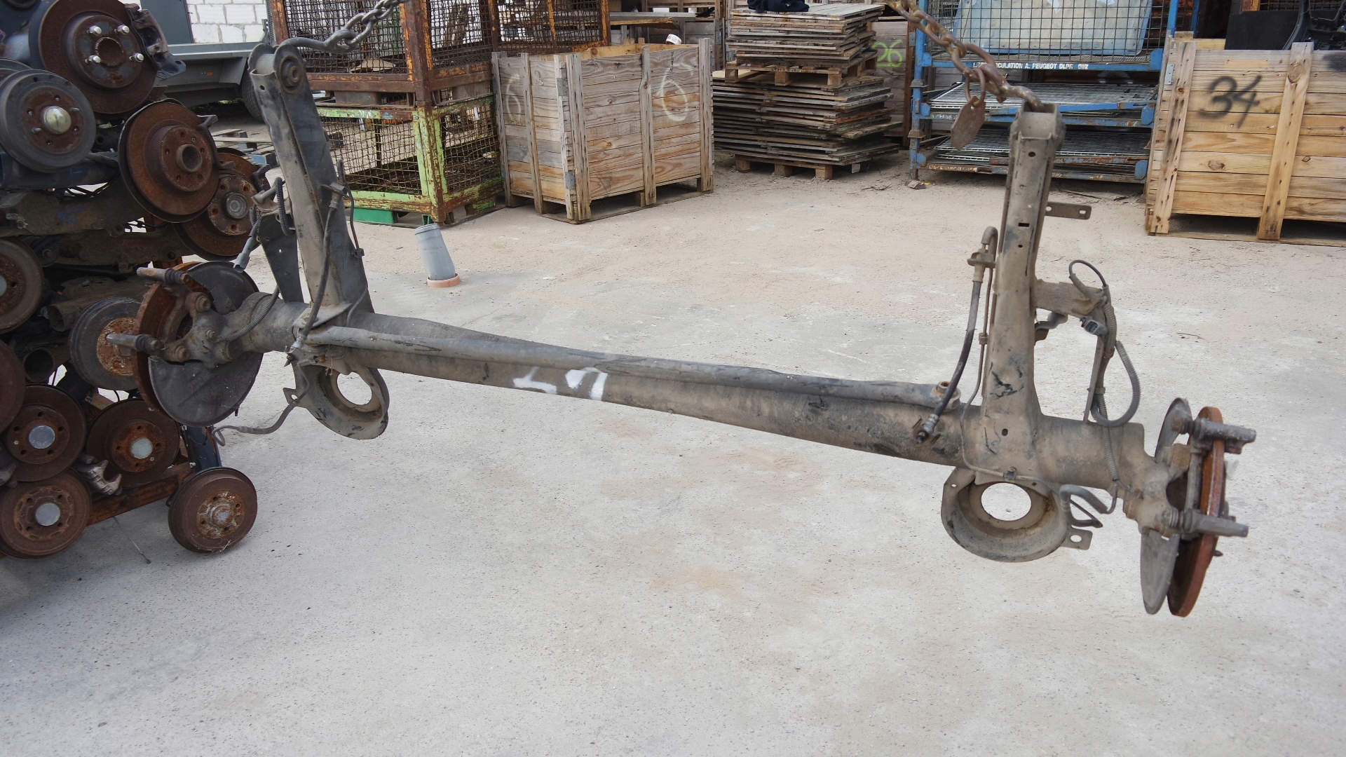 ZAWIESZENIE TYLNE BELKA FIAT ULYSSE 2009R. ABS