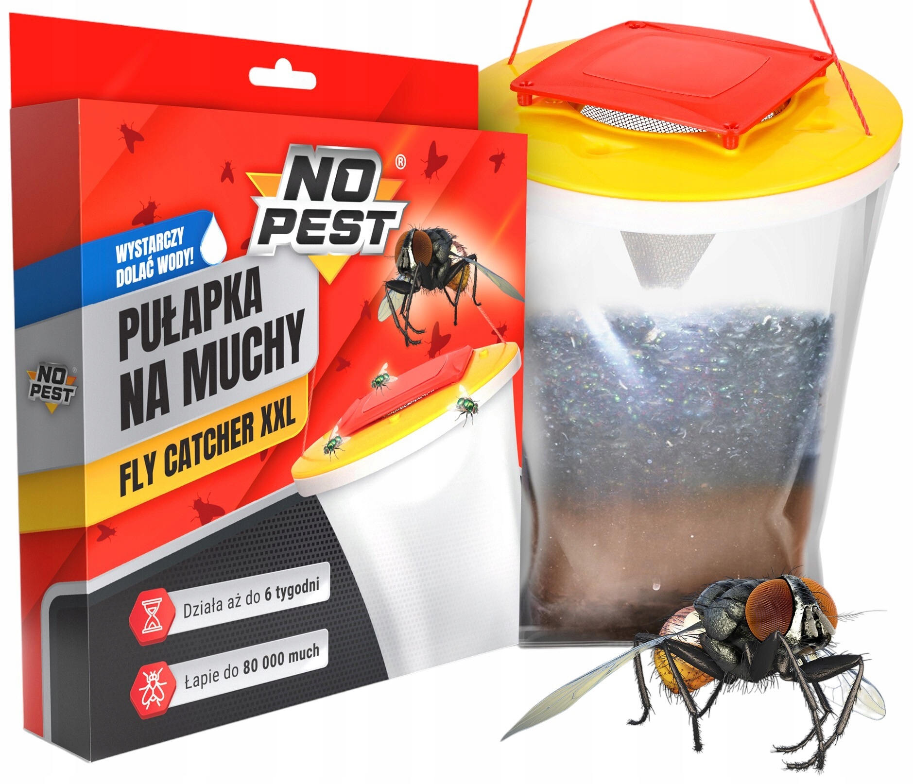 Pułapka Na Muchy Worek Na Muchy Osy Inne Owady Do Stajni Obory No Pest XXL