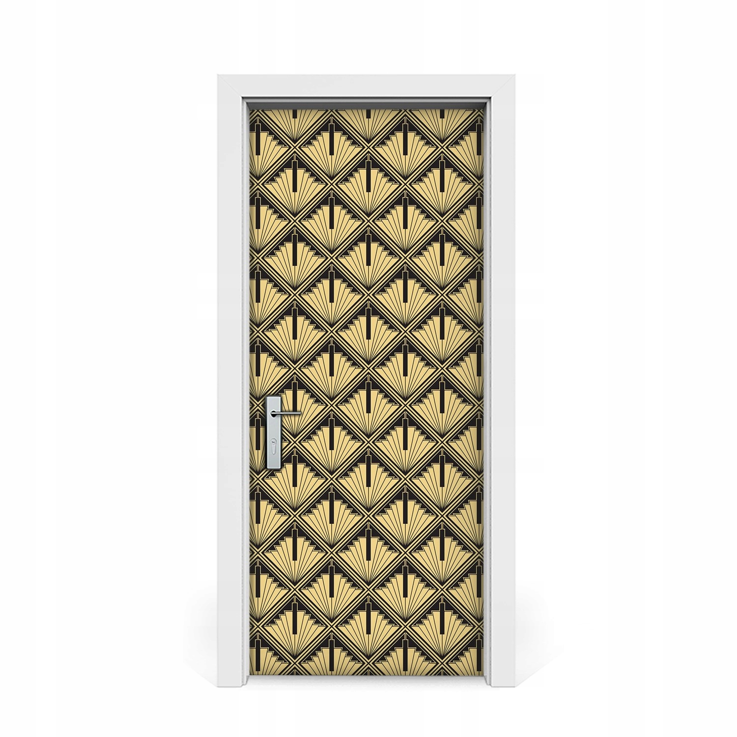 

Naklejka na drzwi Wzór art deco efekt 3D 85x205