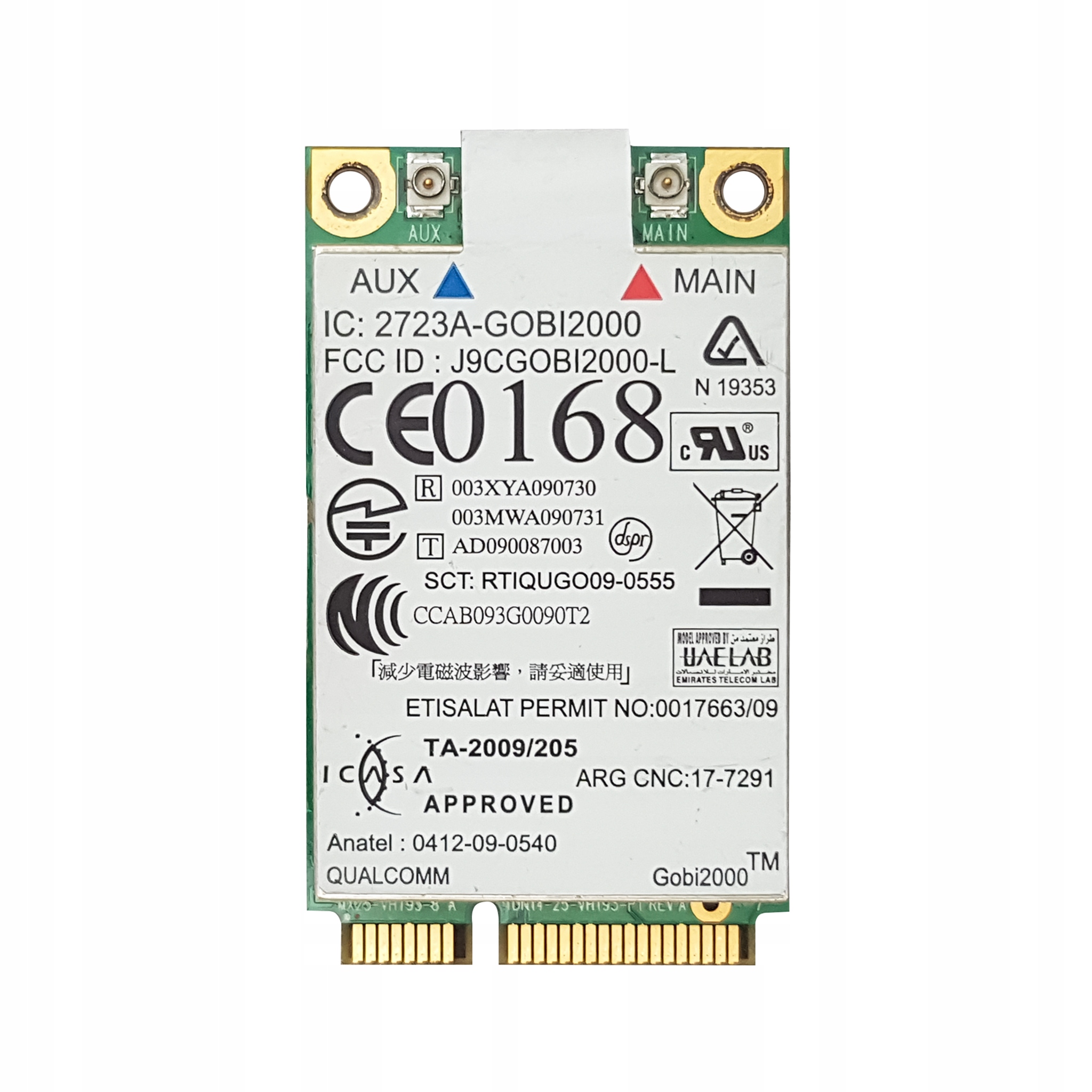 Modem WWAN 3G QUALCOMM 2723A Gobi 2000 Lenovo