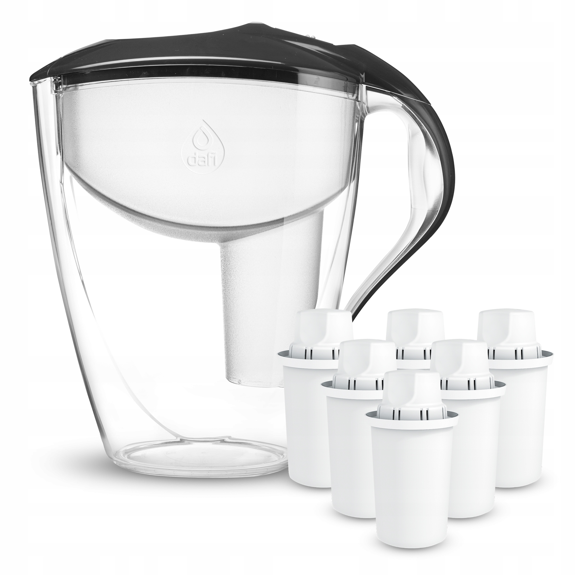 Džbán Dafi Astra grafitový 3l 6 náplní Classic