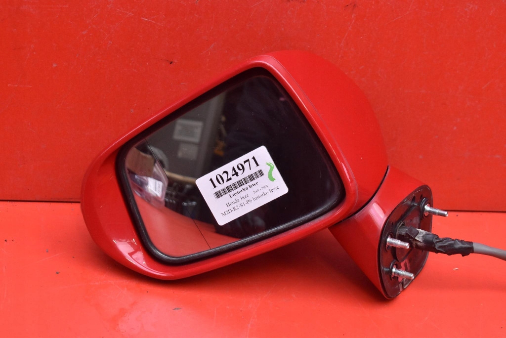 mirror left red EU 012275 HONDA JAZZ 2 II 01-08 7 PIN
