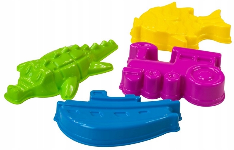 FOREMKI ZABAWKI DO PIASKU PIASKOWNICY 4 EL.