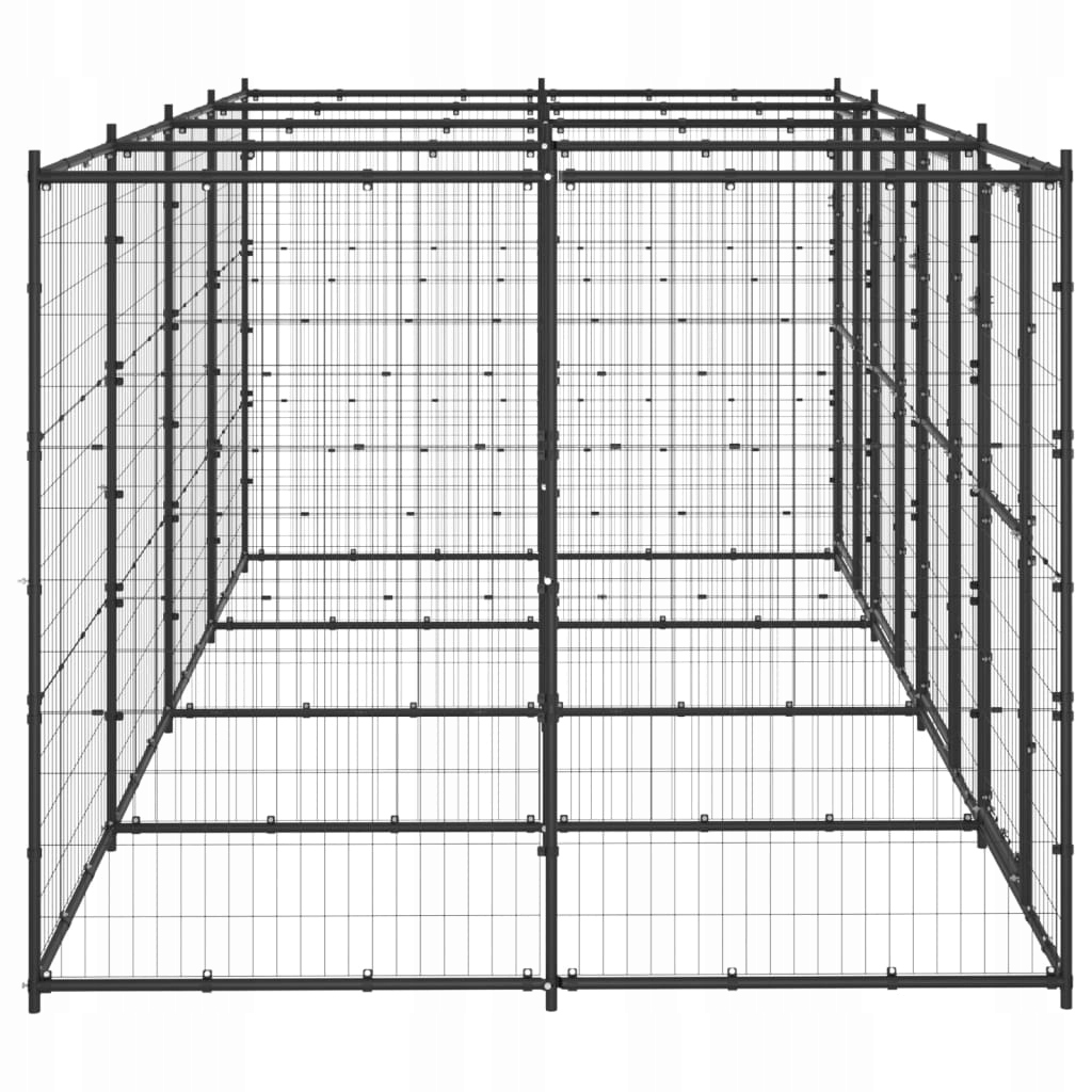 Levně Klec kov VidaXL 220 x 440 x 180 cm