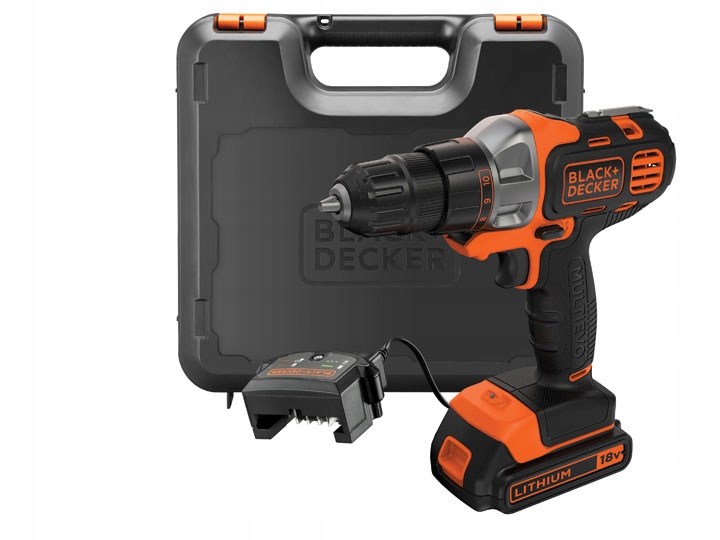 Akumulátorová aku vrtačka MultiEvo 18V Black+Decker MT218K-QW 1,5Ah