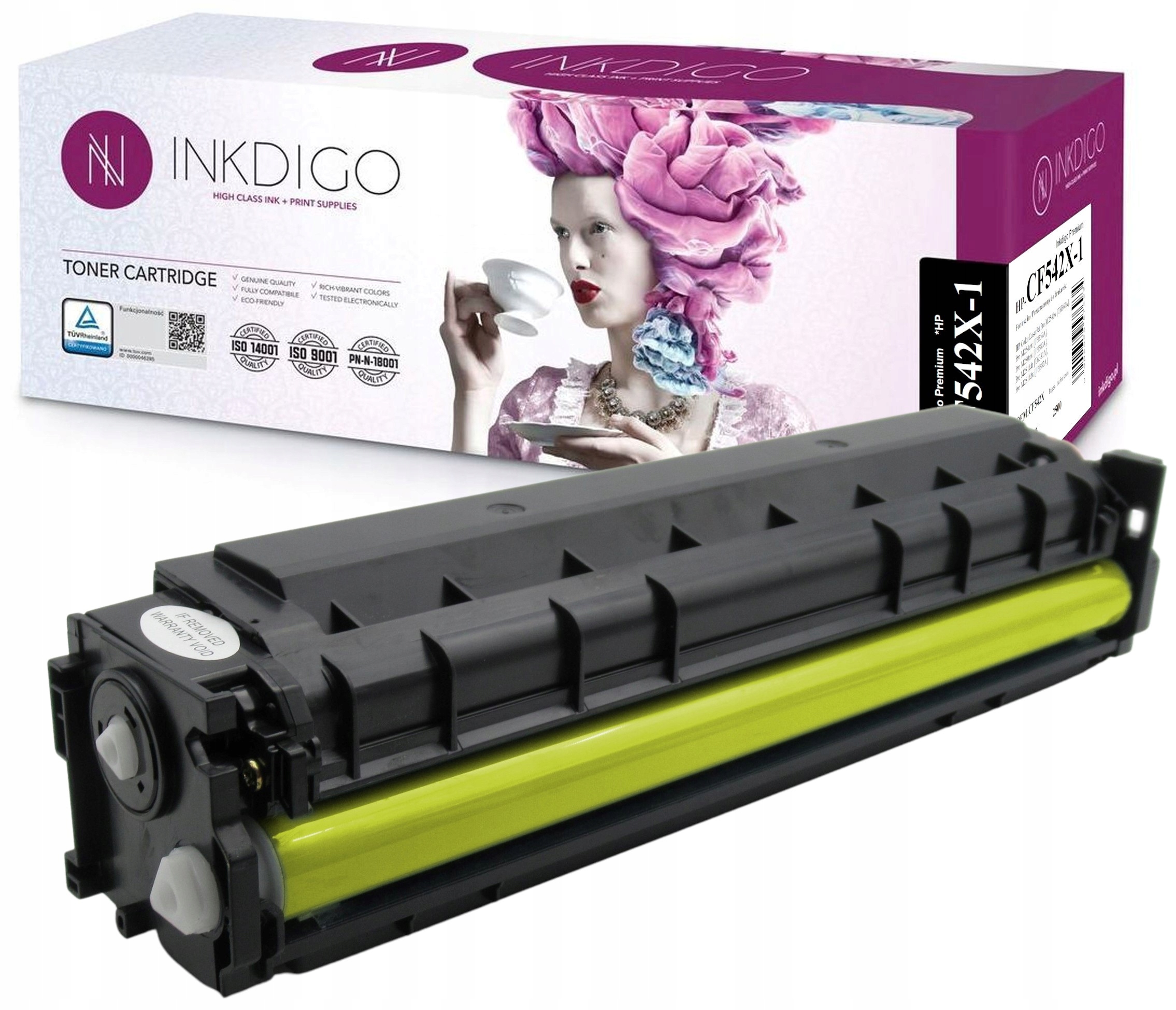 

Toner 203X Do Hp CF542X M254nw M280nw M281fw