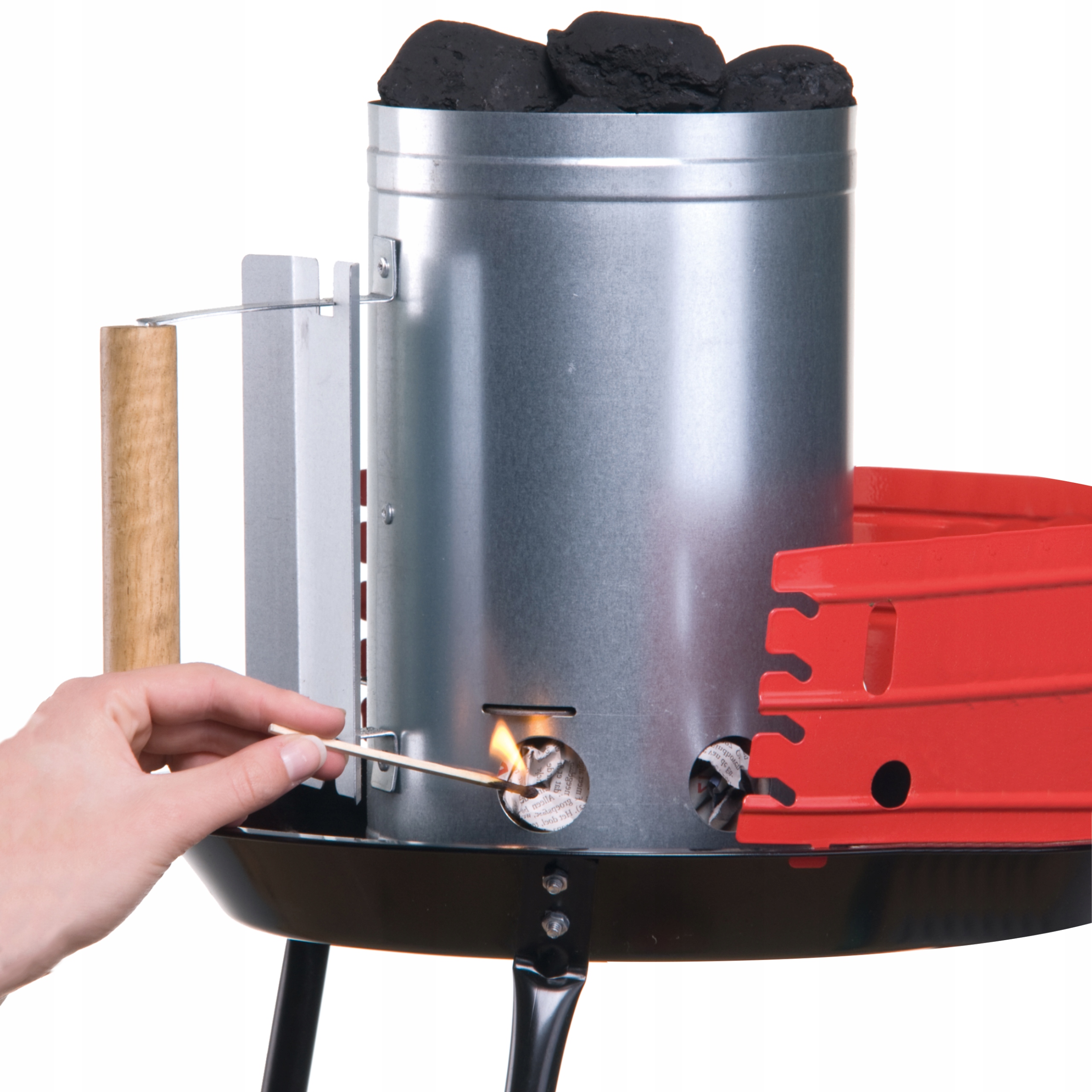 WYTRZYMAŁY KOMIN DO ROZPALANIA GRILLA ZE STALI NIERDZEWNEJ 27,5 cm EAN (GTIN) 5902838476895