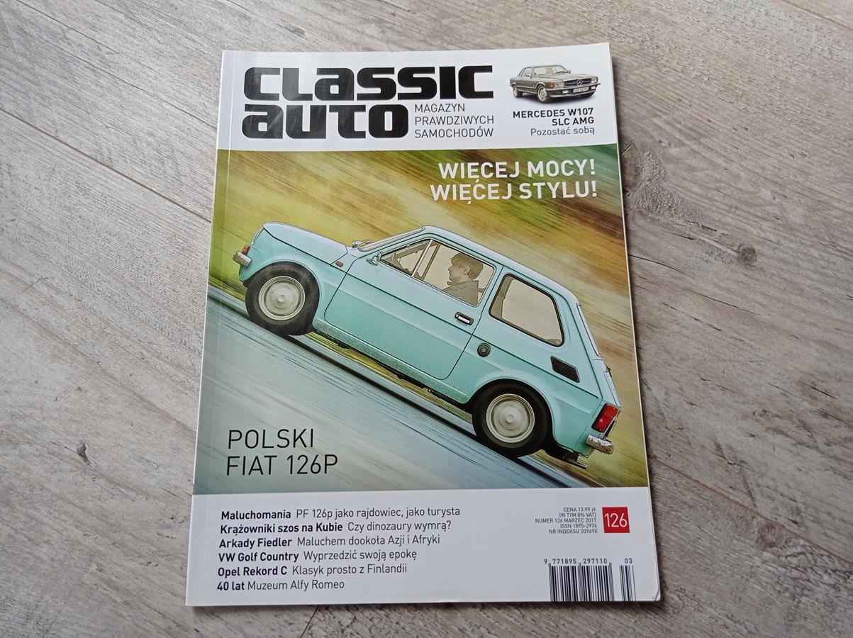 KSIĄŻKA CZASOPISMO CLASSIC AUTO 126 MARZEC 2017