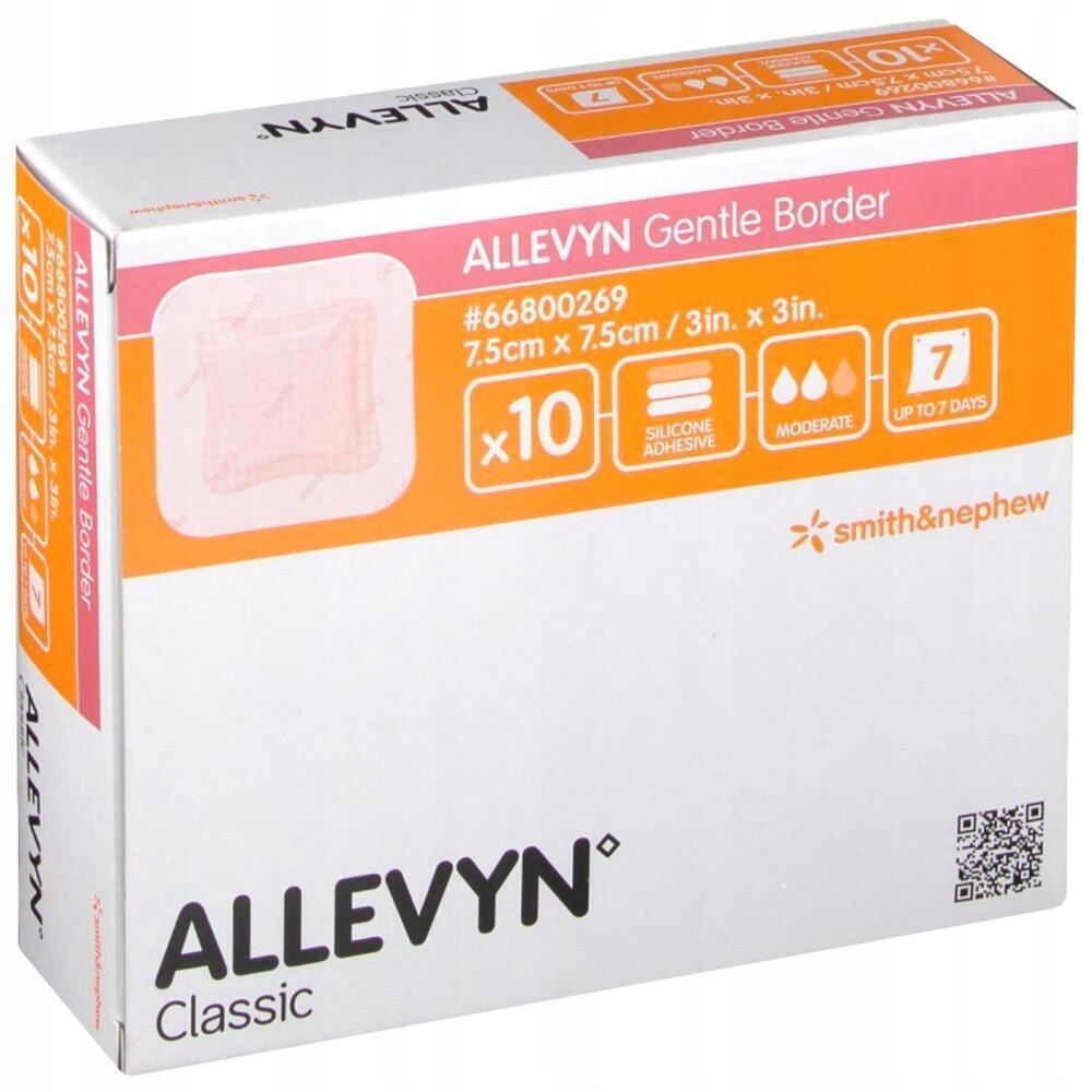 

Smith Nephew Allevyn Gentle Border 7,5x7,5cm 10szt