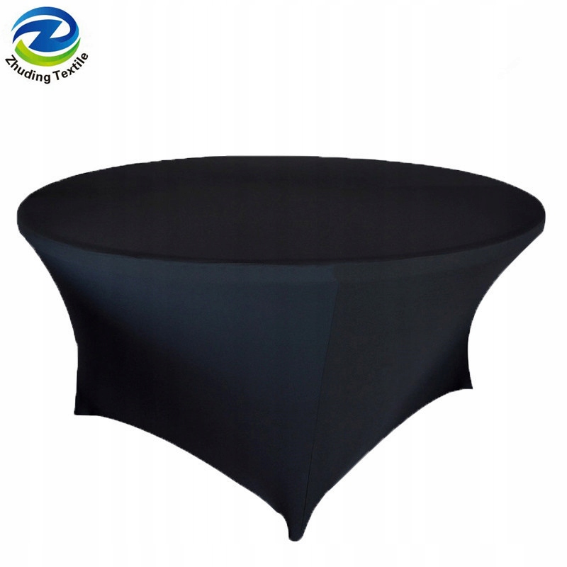

Pokrowiec elastyczny na stół 180 okrągły czarny