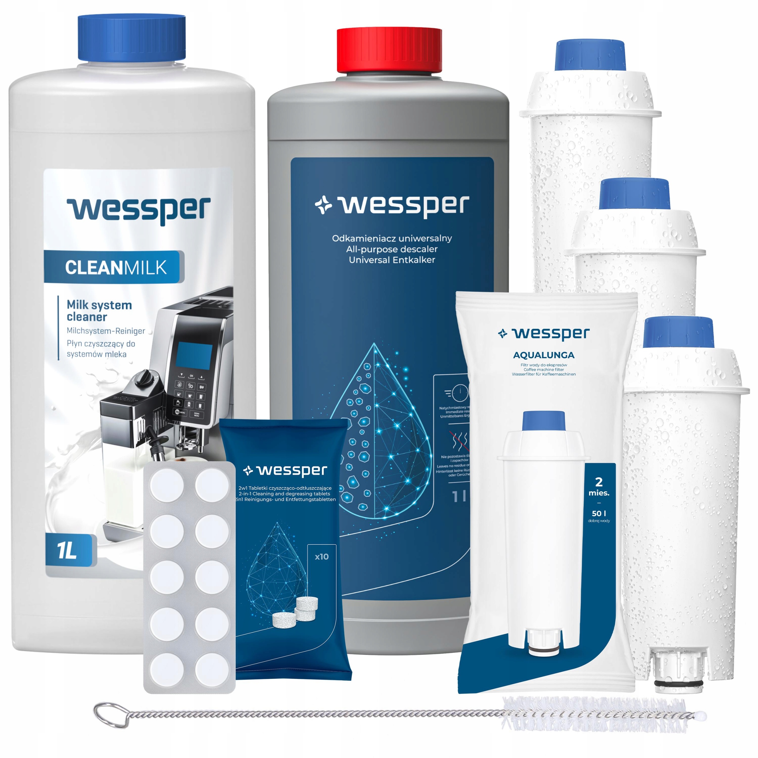 Levně Sada Wessper pro kávovar Delonghi 3x Vodní filtr pro kávovar