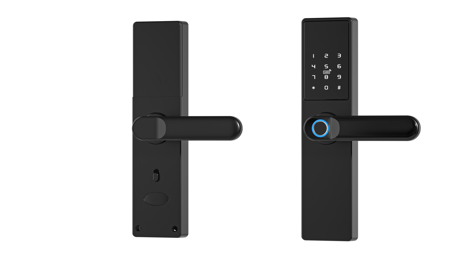 Chytrá klika dveří Tuya, Elektronický zámek dveří na otisk prstu