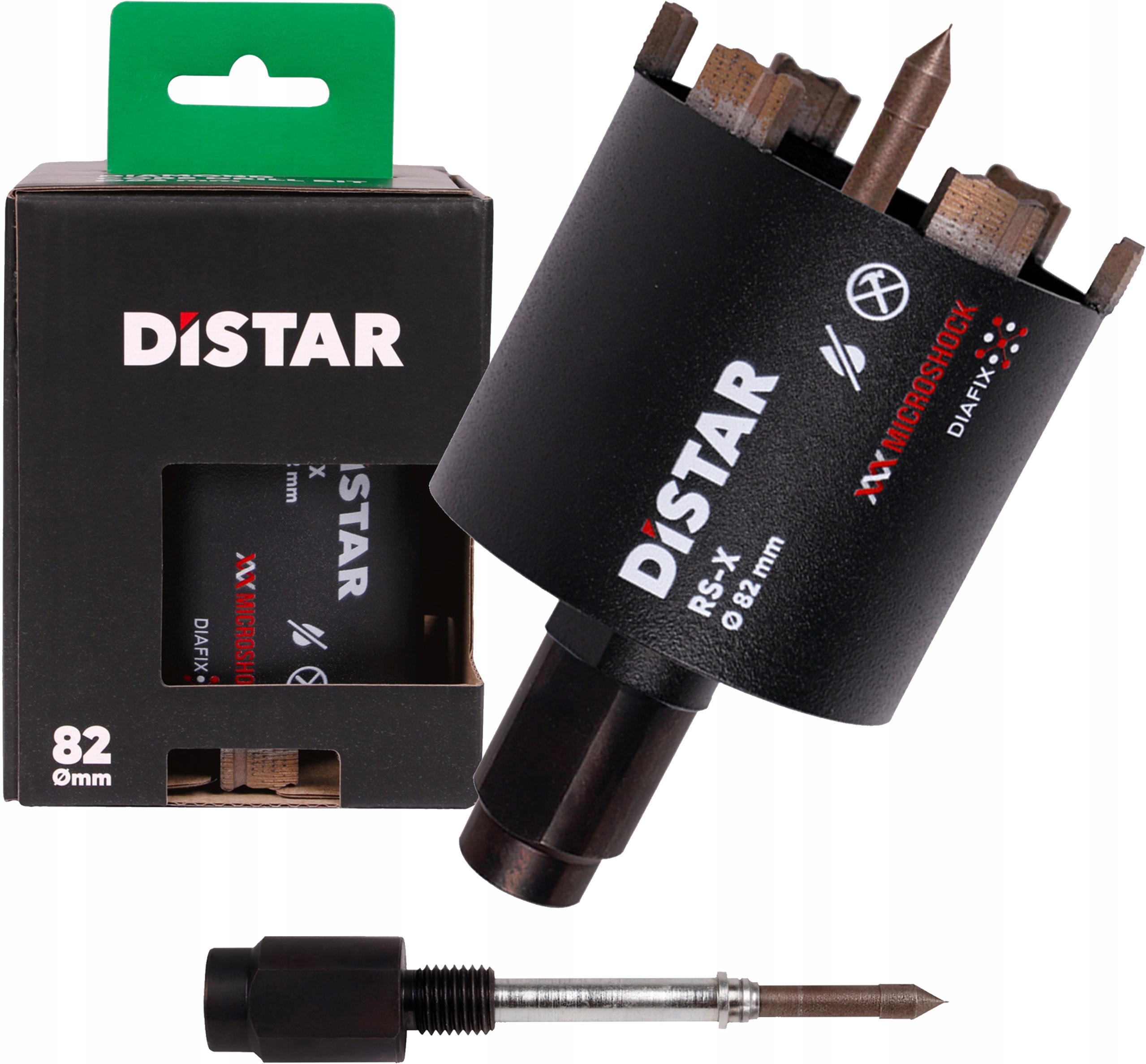 Distar Vrták 82x70 M16xM18 Rs-x Centrum na sucho