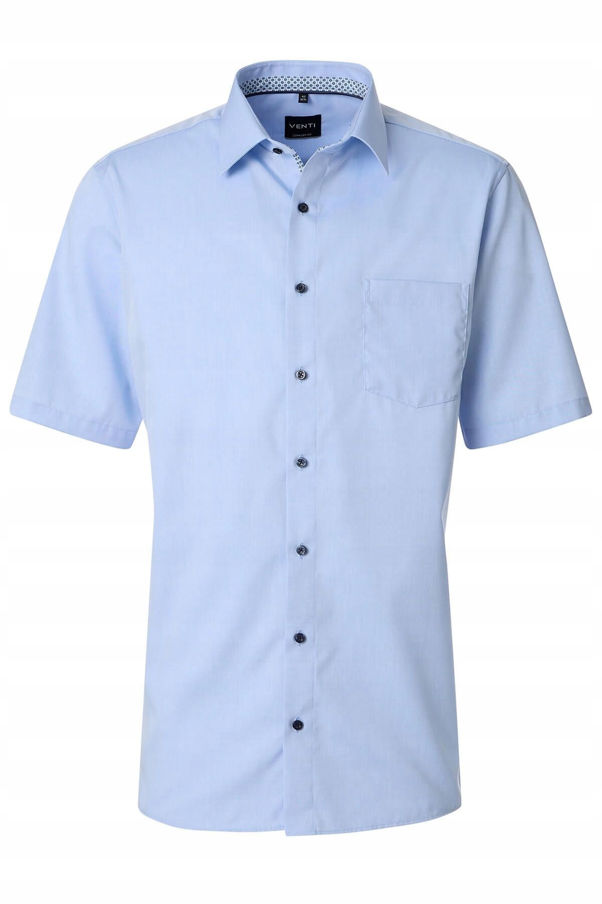 Venti Velká Elegantní Košile, Velké Rozměry, Modrá 5XL 52