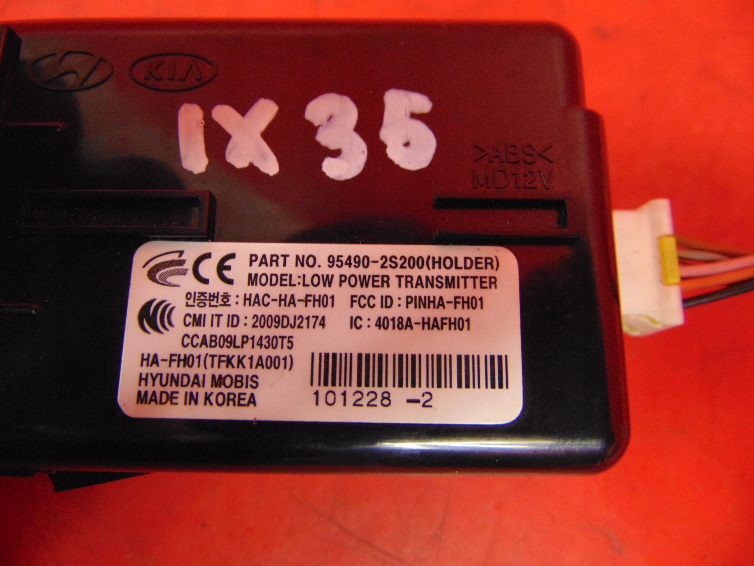 HYUNDAI ix35 ignition player KUCZYKA 95490-2S200