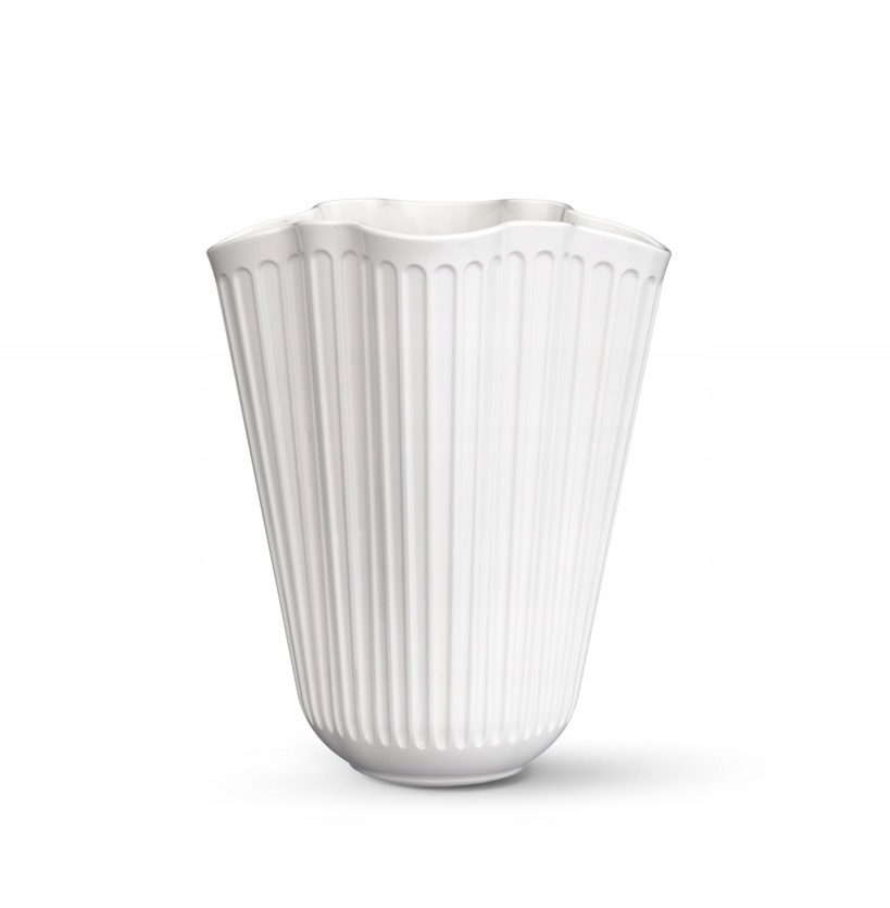 Kahler Unfold Váza na květiny 16,5 cm Bílá