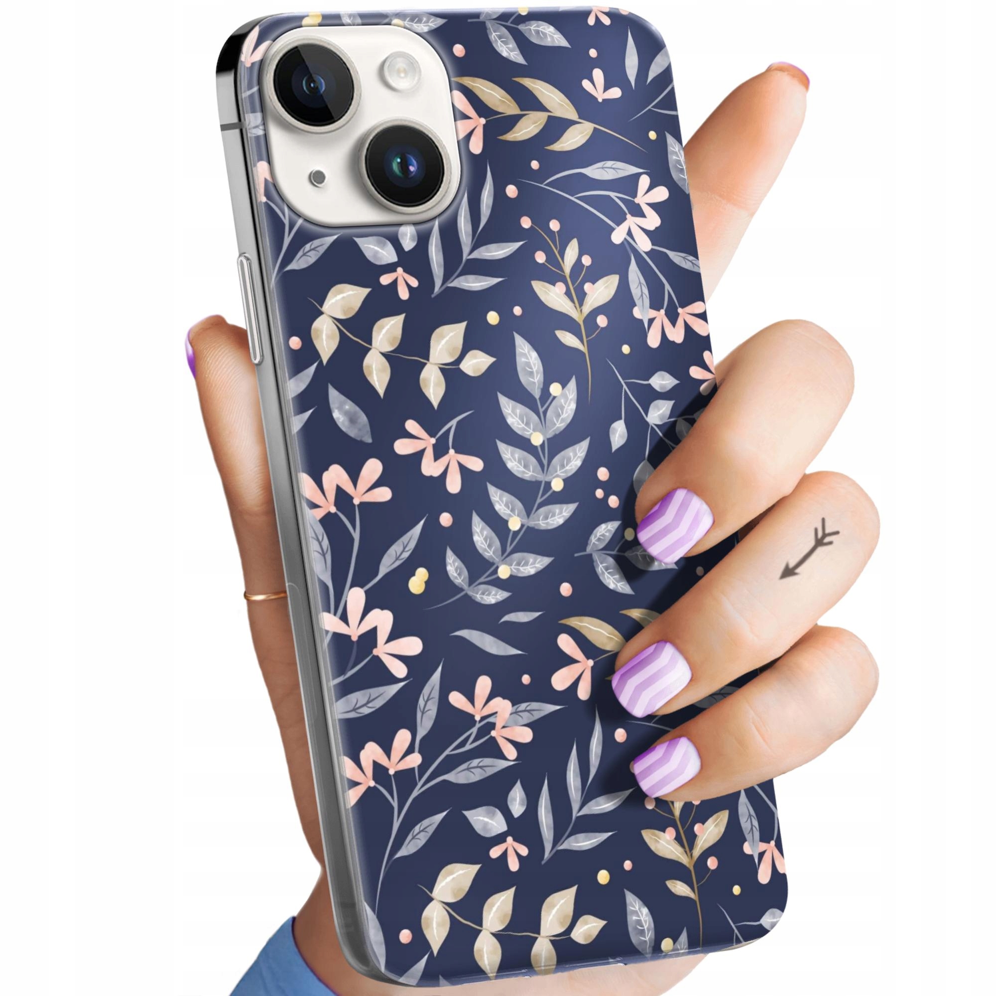 Etui Do Iphone 14 Plus Floral Botanika Bukiety Obudowa Pokrowiec Case