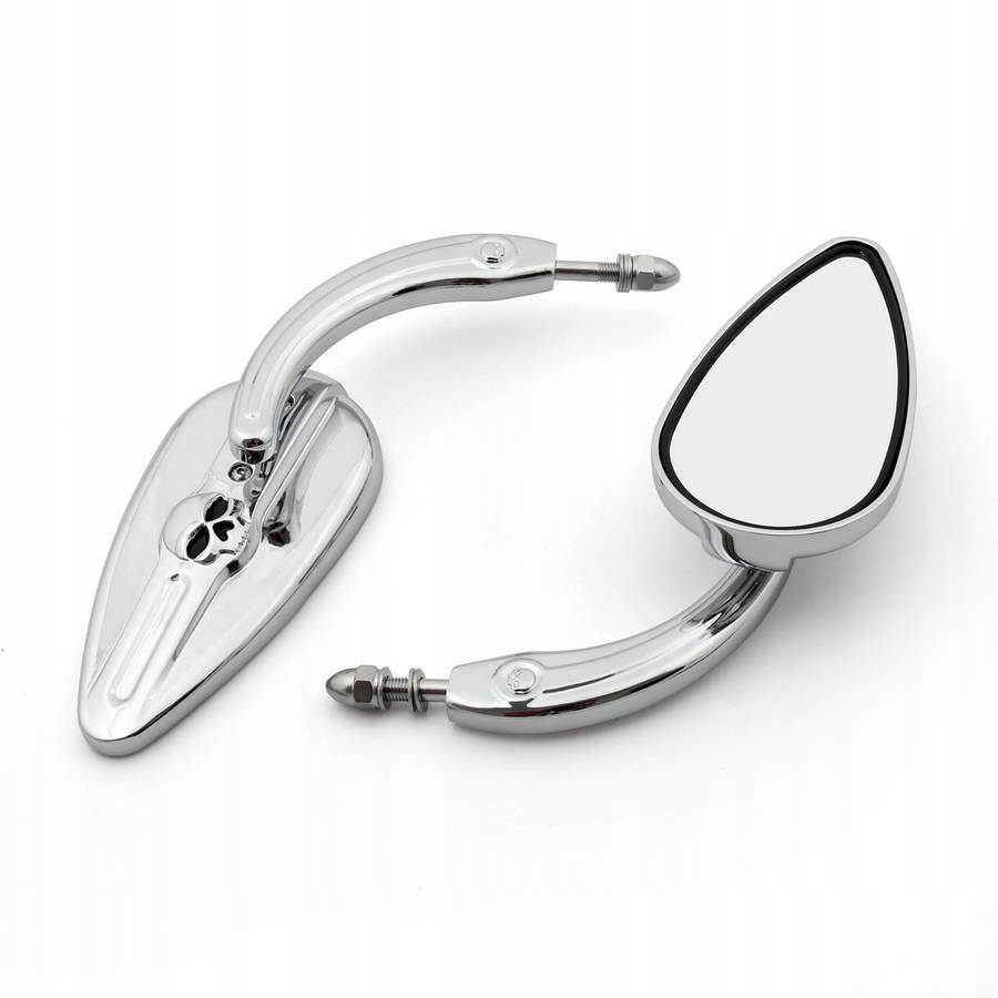 MT383SC - ЧЕРНЫЕ ЗЕРКАЛА SKULL CZACHA HARLEY HD