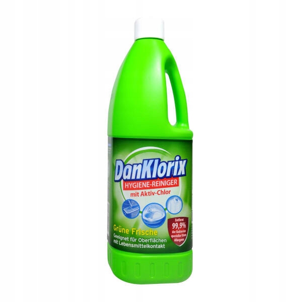 DanKlorix Hygienereiniger Grüne Frische Chlor w Płynie 1,5 l — 8