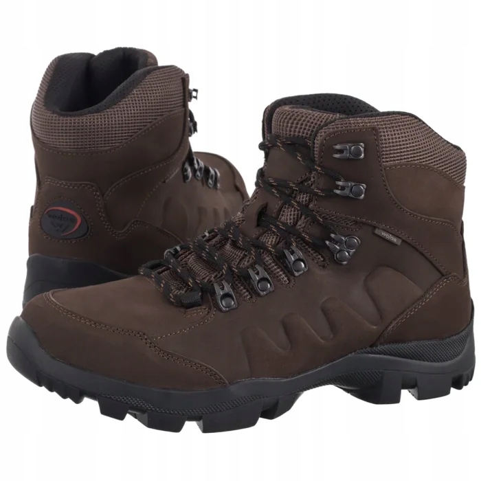 Pánské trekové boty Wojas hnědé 24122-82 Brown