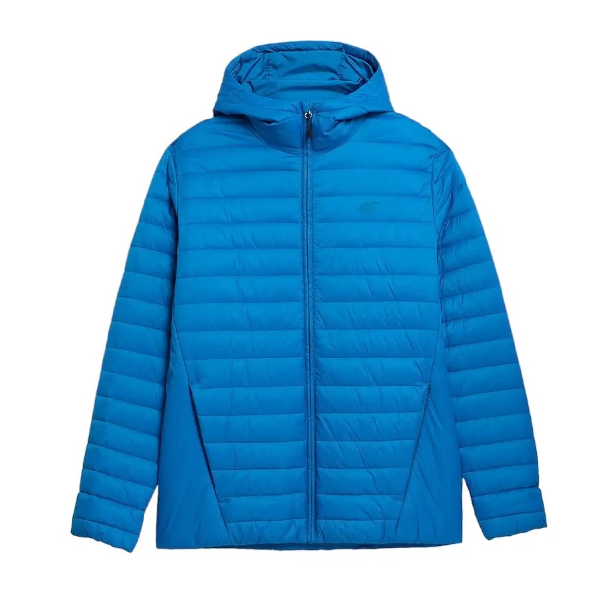 Pánská přechodová bunda s kapucí modrá 4F